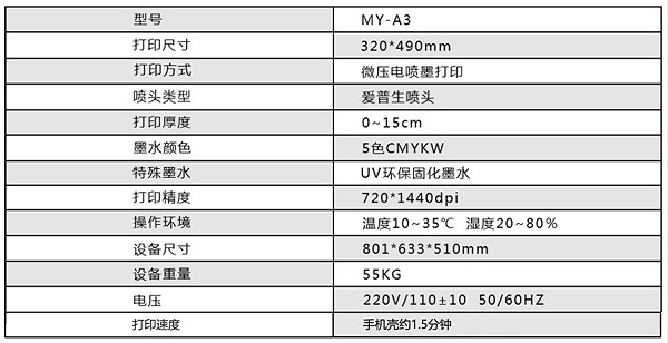 A3-UVFlatbed printer